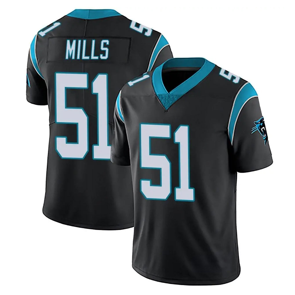 Friene C.Panthers #51 Sam Mills Player Black Vapor Untouchable Limited Game Stitched Jerseys
