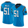 Friene C.Panthers #51 Sam Mills Player Blue Vapor F.U.S.E. Limited Home Game Stitched Jerseys