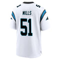 Friene C.Panthers #51 Sam Mills Player White Home Game Stitched Jerseys