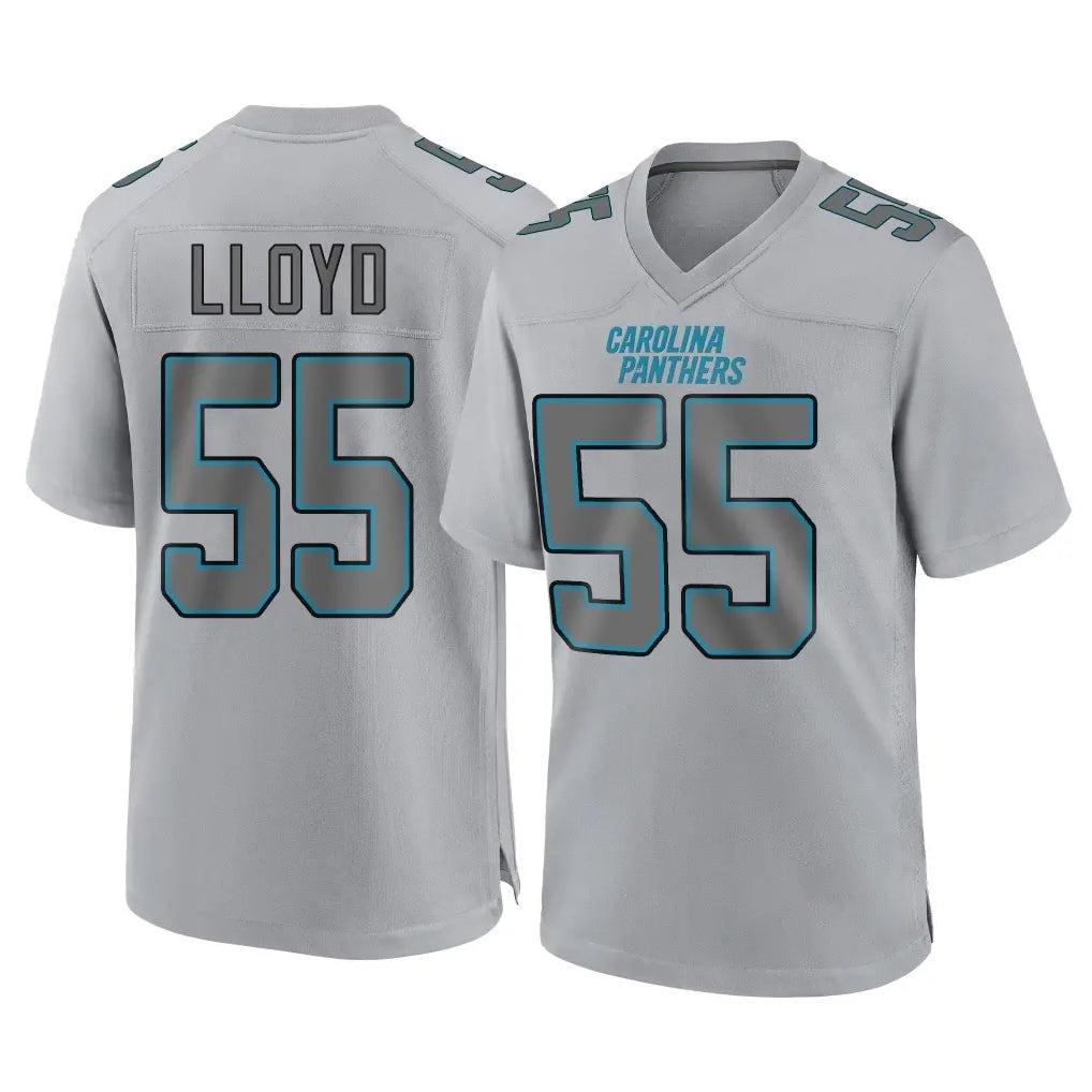Friene C.Panthers #55 Devin Lloyd Player Gray Atmosphere Fashion Game Stitched Jerseys