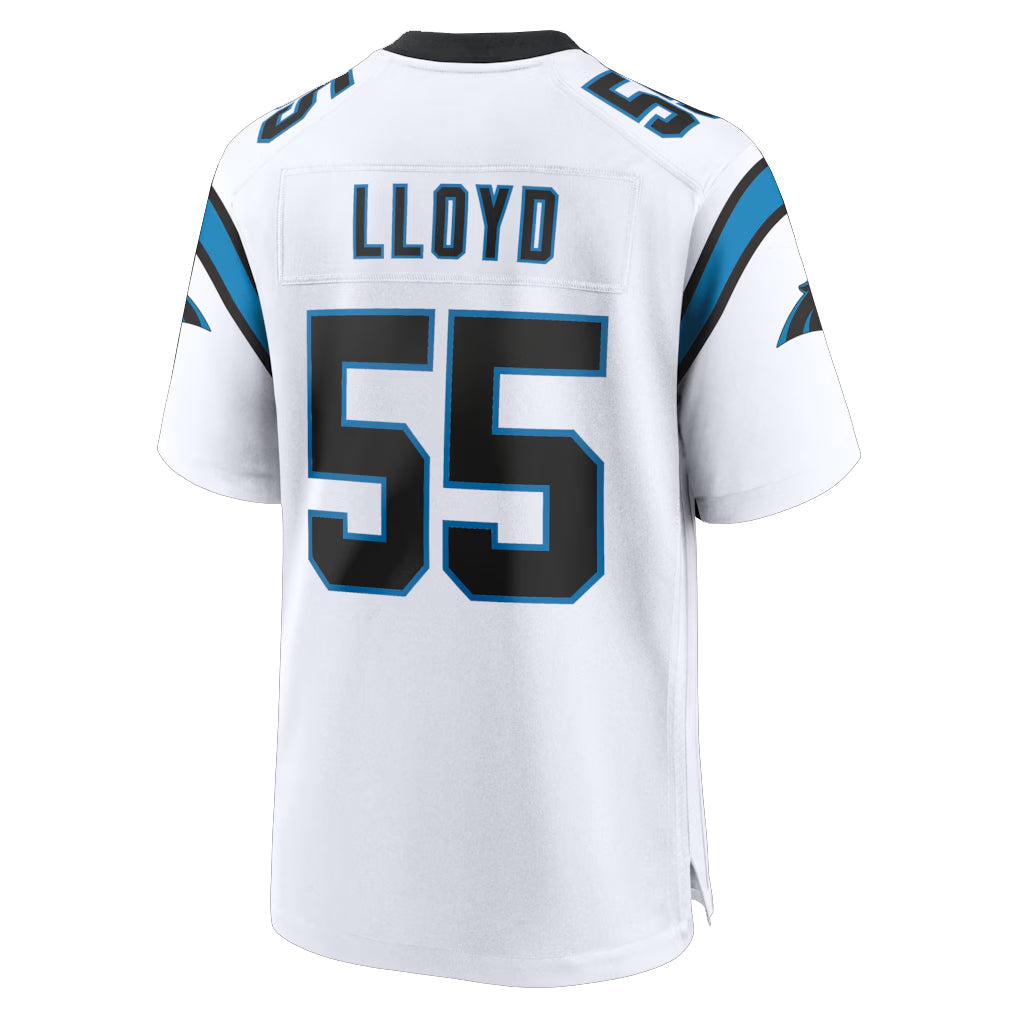 Friene C.Panthers #55 Devin Lloyd Player White Home Game Stitched Jerseys