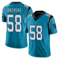 Friene C.Panthers #58 Bobby Okereke Player Blue Vapor Untouchable Limited Game Stitched Jerseys