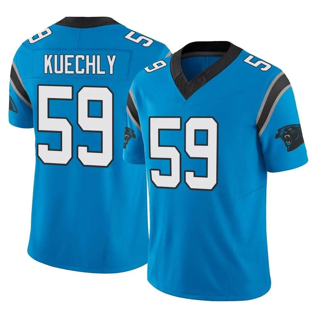 Friene C.Panthers #59 Luke Kuechly Player Blue Vapor F.U.S.E. Limited Home Game Stitched Jerseys
