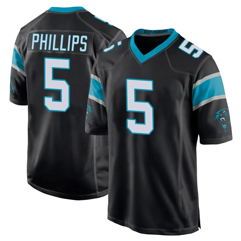 Friene C.Panthers #5 Jaelan Phillips Player Black Game Stitched Jerseys
