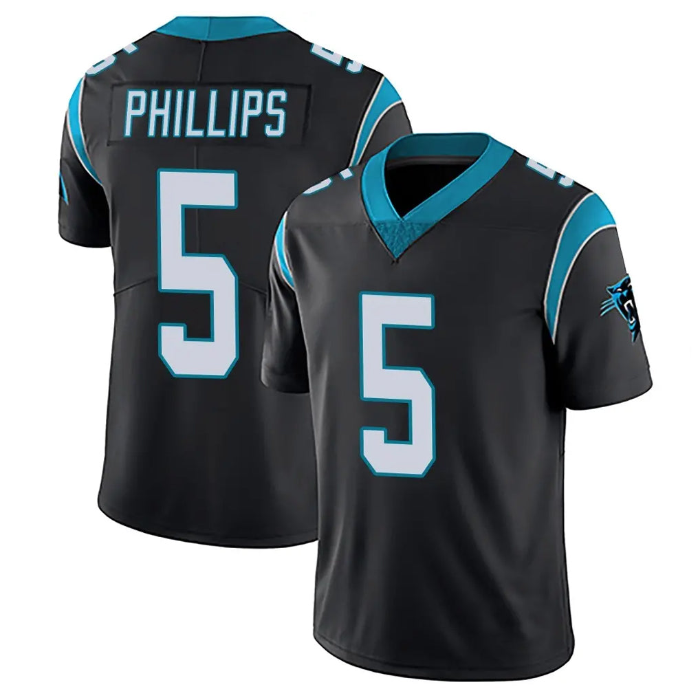 Friene C.Panthers #5 Jaelan Phillips Player Black Vapor Untouchable Limited Game Stitched Jerseys