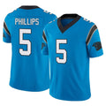 Friene C.Panthers #5 Jaelan Phillips Player Blue Vapor F.U.S.E. Limited Home Game Stitched Jerseys
