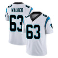 Friene C.Panthers #63 Rasheed Walker Player White Vapor Untouchable Limited Game Stitched Jerseys