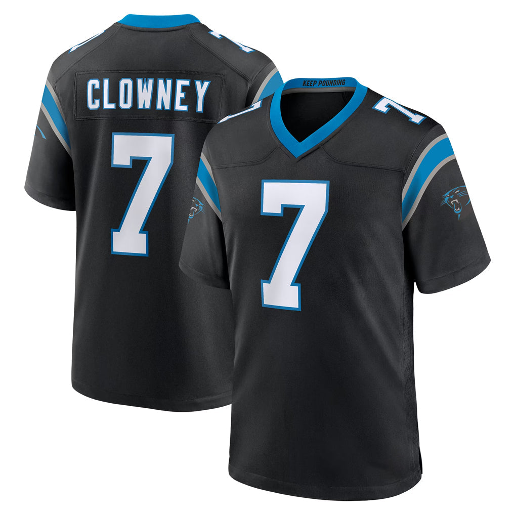 Friene C.Panthers #7 Tre'von Moehrig Player Black Limited Home Game Stitched Jerseys