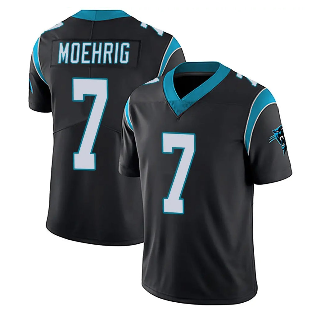 Friene C.Panthers #7 Tre'von Moehrig Player Black Vapor Untouchable Limited Game Stitched Jerseys