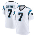 Friene C.Panthers #7 Tre'von Moehrig Player White Home Game Stitched Jerseys