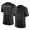 Friene C.Panthers #82 Tommy Tremble Player Black Limited Reflective Game Stitched Jerseys