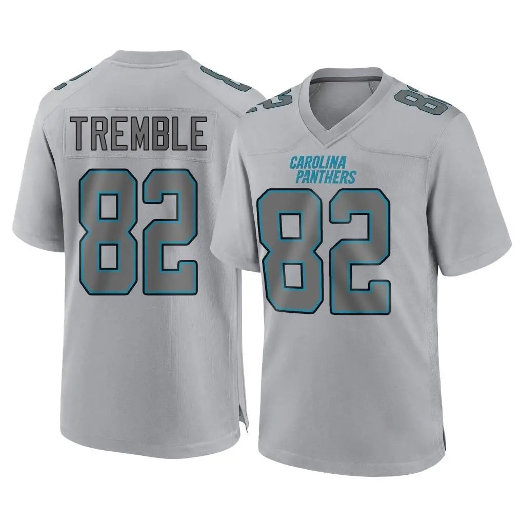 Friene C.Panthers #82 Tommy Tremble Player Gray Atmosphere Fashion Game Stitched Jerseys