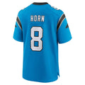 Friene C.Panthers #8 Jaycee Horn Player Blue Home Game Stitched Jerseys