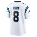 Friene C.Panthers #8 Jaycee Horn Player White Home Game Stitched Jerseys