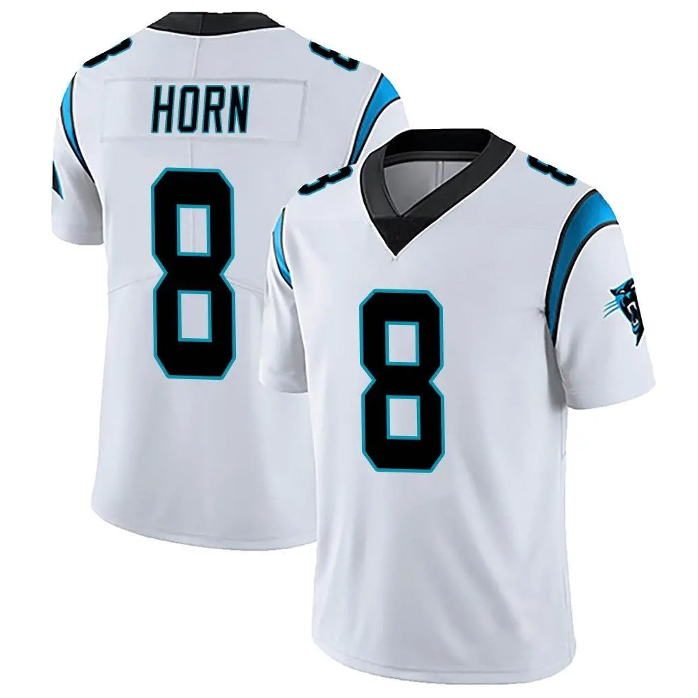 Friene C.Panthers #8 Jaycee Horn Player White Vapor Untouchable Limited Game Stitched Jerseys