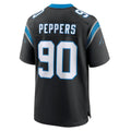 Friene C.Panthers #90 Julius Peppers Player Black Home Game Stitched Jerseys