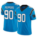 Friene C.Panthers #90 Julius Peppers Player Blue Vapor F.U.S.E. Limited Home Game Stitched Jerseys