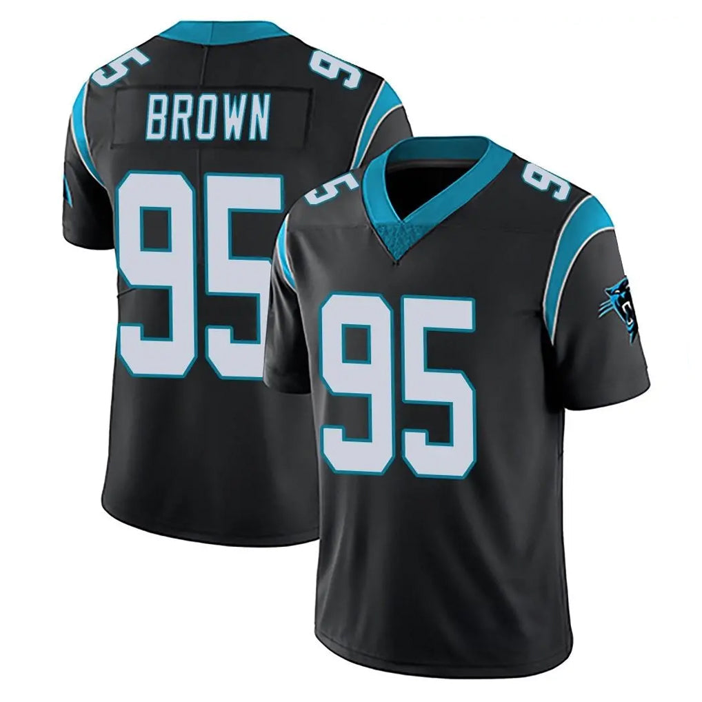 Friene C.Panthers #95 Derrick Brown Player Black Vapor Untouchable Limited Game Stitched Jerseys