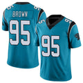 Friene C.Panthers #95 Derrick Brown Player Blue Vapor Untouchable Limited Game Stitched Jerseys