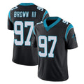 Friene C.Panthers #97 Bobby Brown III Player Black Vapor Untouchable Limited Game Stitched Jerseys