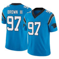 Friene C.Panthers #97 Bobby Brown III Player Blue Vapor F.U.S.E. Limited Home Game Stitched Jerseys