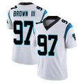 Friene C.Panthers #97 Bobby Brown III Player White Vapor Untouchable Limited Game Stitched Jerseys