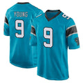 Friene C.Panthers #9 Bryce Young Player Blue Game Stitched Jerseys