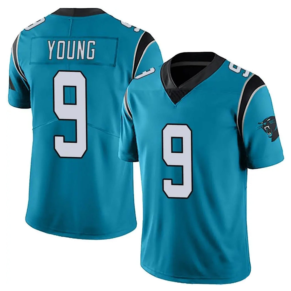 Friene C.Panthers #9 Bryce Young Player Blue Vapor Untouchable Limited Game Stitched Jerseys