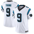 Friene C.Panthers #9 Bryce Young White Vapor F.U.S.E. Limited Home Game Stitched Jerseys