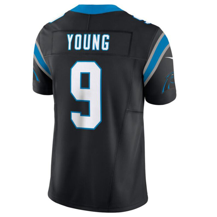 FrieneC.Panthers #9 Bryce Young Black Vapor F.U.S.E. Limited Jersey American Stitched  Jerseys