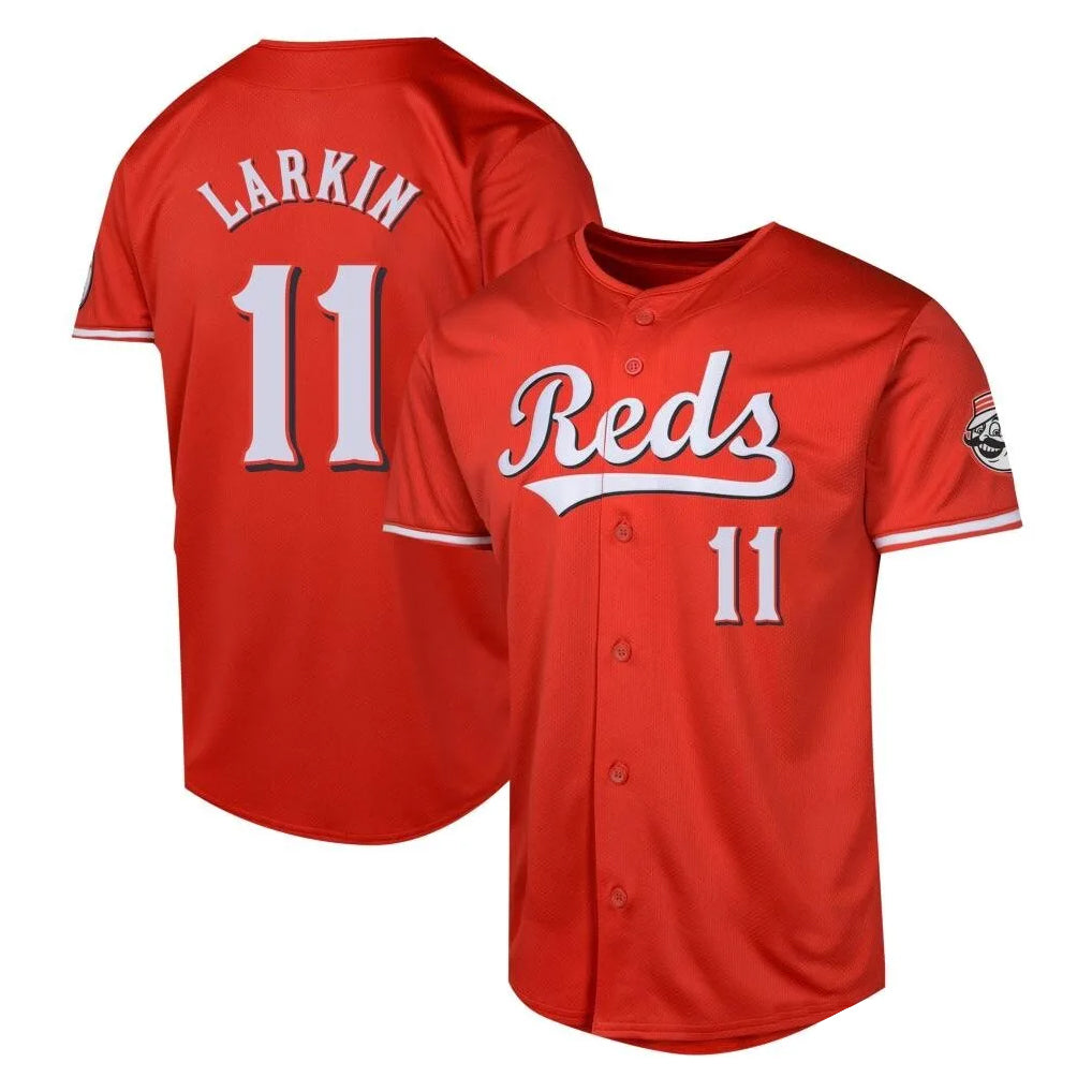 Friene C.Reds #11 Barry Larkin Player Red 2026 City Connect Limited Home Stitched Jerseys