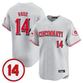 Friene C.Reds #14 Pete Rose Player Gray Vapor Premier Limited Home Stitched Jerseys