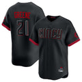 Friene C.Reds #21 Hunter Greene Player Black City Connect Home Limited Stitched Jerseys