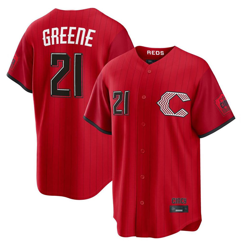 Friene C.Reds #21 Hunter Greene Player Red 2026 City Connect Home Game Stitched Jerseys