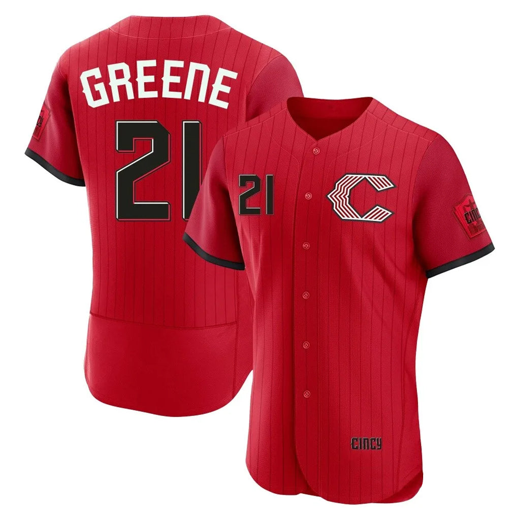 Friene C.Reds #21 Hunter Greene Player Red 2026 City Connect Limited Elite Home Stitched Jerseys
