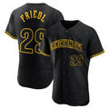 Friene C.Reds #29 TJ Friedl Player Black Snake Skin City Limited Elite Home Stitched Jerseys