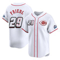 Friene C.Reds #29 TJ Friedl Player White Speedway Classic Home Limited Stitched Jerseys