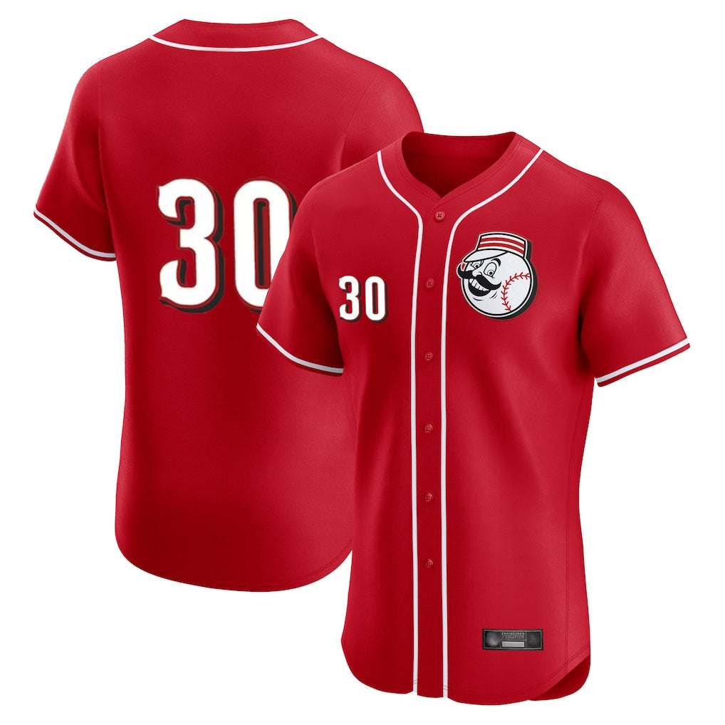 Friene C.Reds #30 Ken Griffey Player Red Limited Elite Home Game Stitched Jerseys