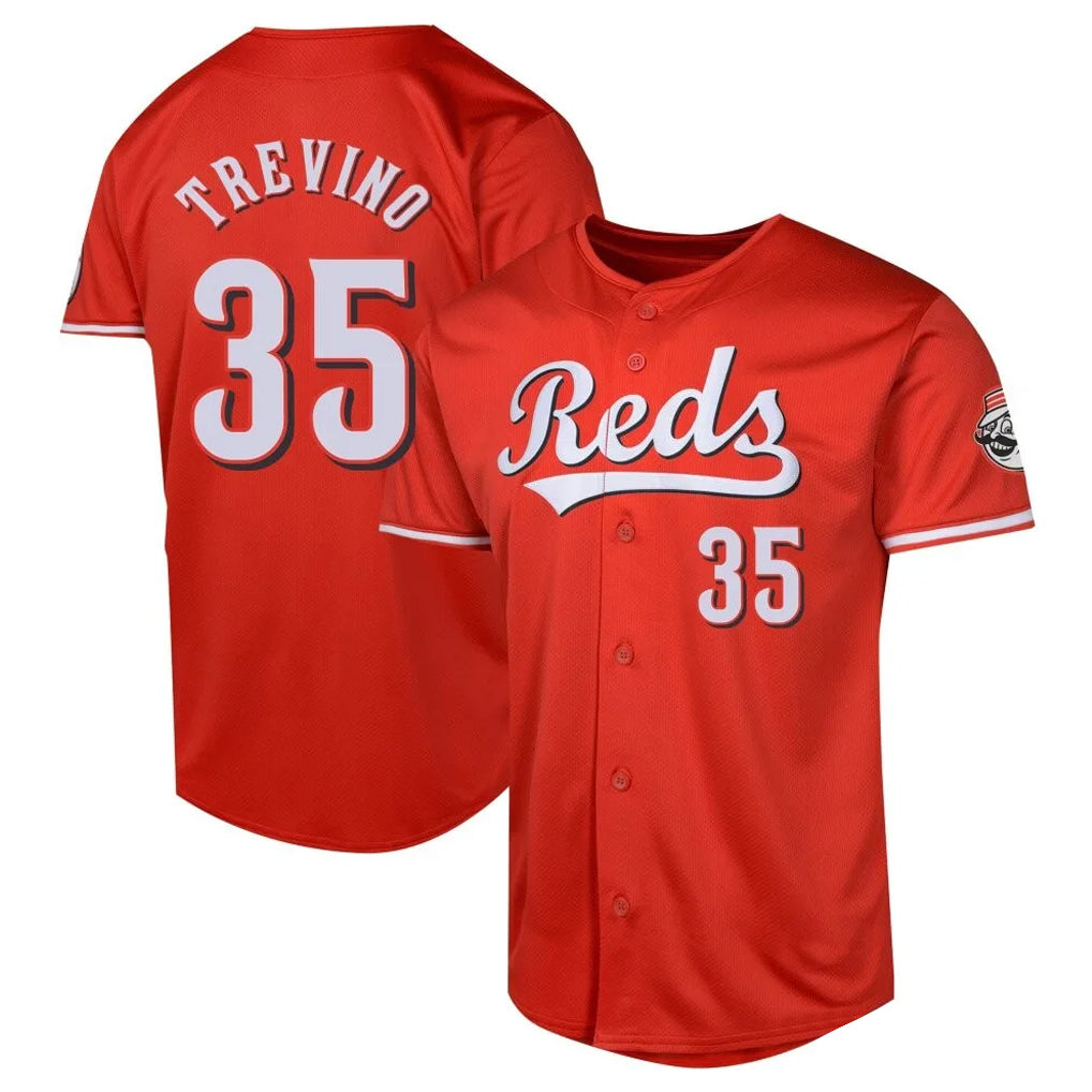 Friene C.Reds #35 Jose Trevino Player Red 2026 City Connect Limited Home Stitched Jerseys