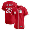 Friene C.Reds #35 Jose Trevino Player Red Limited Elite Home Game Stitched Jerseys