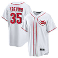 Friene C.Reds #35 Jose Trevino Player White Game Home Stitched Jerseys