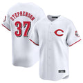 Friene C.Reds #37 Tyler Stephenson Player White Limited Home Stitched Jerseys