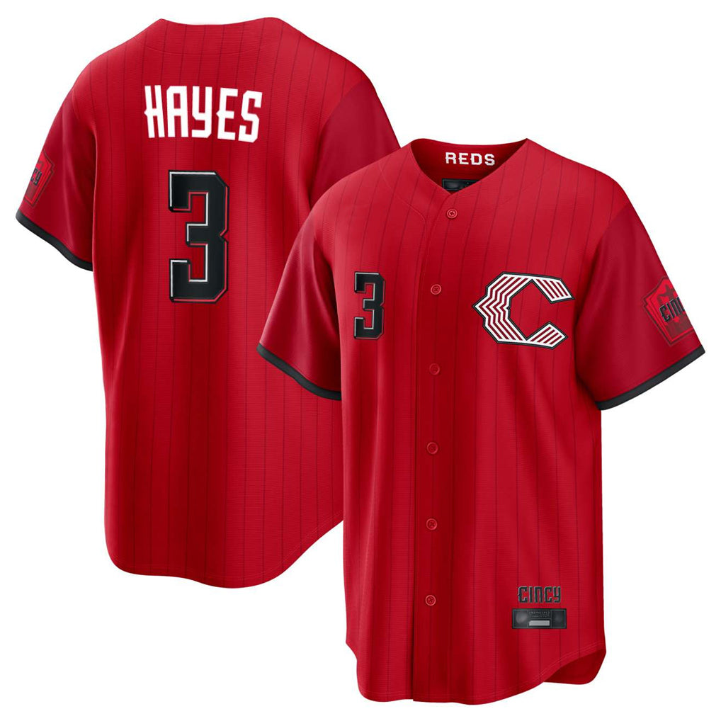 Friene C.Reds #3 Ke'Bryan Hayes Player Red 2026 City Connect Home Game Stitched Jerseys