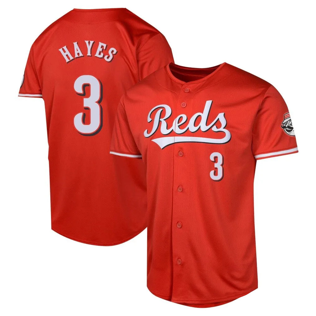 Friene C.Reds #3 Ke'Bryan Hayes Player Red 2026 City Connect Limited Home Stitched Jerseys