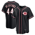 Friene C.Reds #44 Elly De La Cruz Player Black Fashion Out Home Game Stitched Jerseys