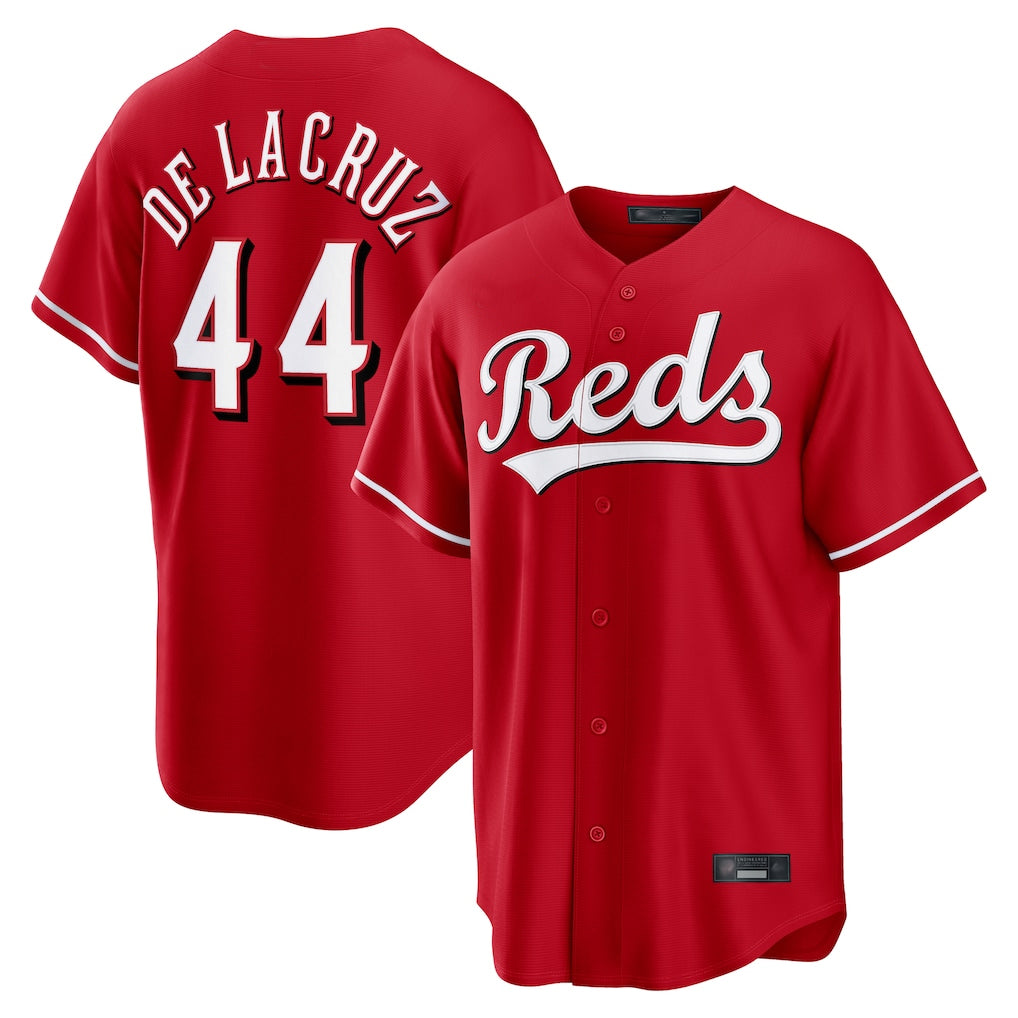 Friene C.Reds #44 Elly De La Cruz Player Red Home Game Stitched Jerseys