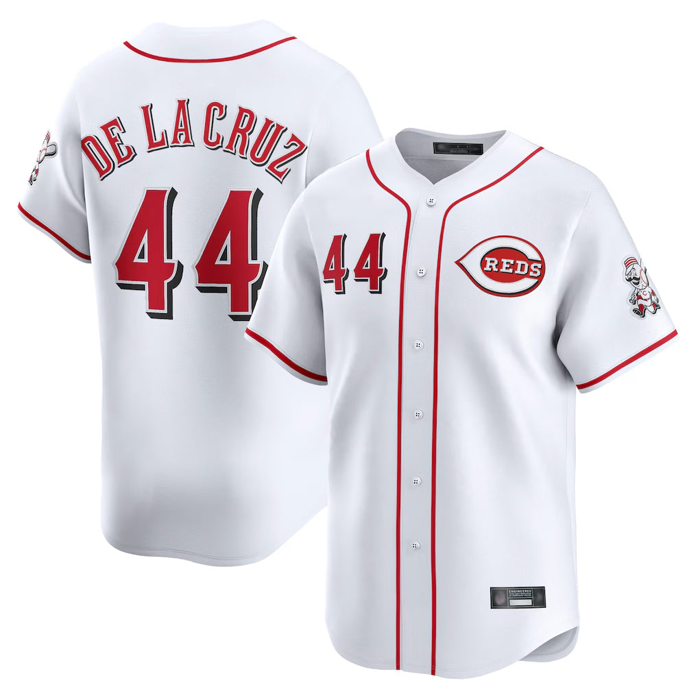 Friene C.Reds #44 Elly De La Cruz Player White Home Limited Stitched Jerseys