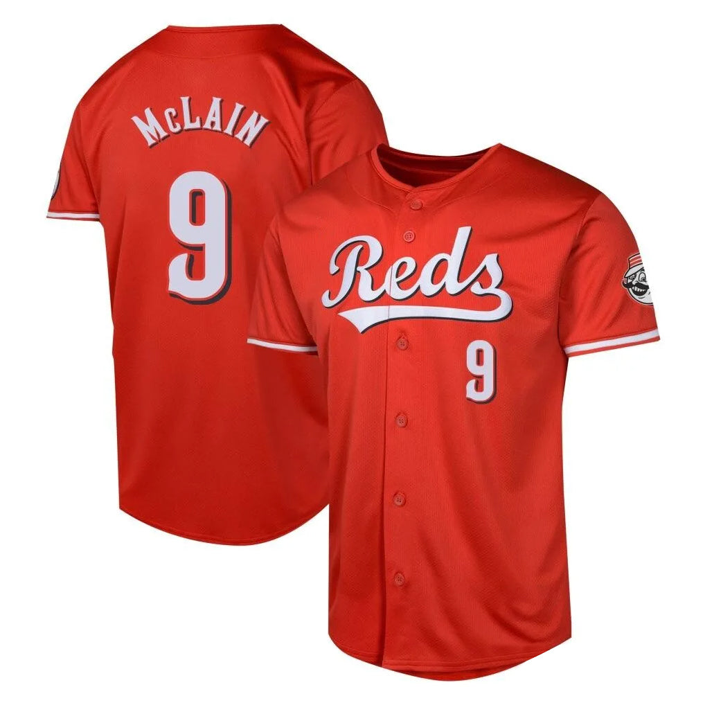Friene C.Reds #9 Matt McLain Player Red 2026 City Connect Limited Home Stitched Jerseys
