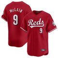 Friene C.Reds #9 Matt McLain Player Red Home Limited Stitched Jerseys