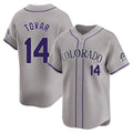 Friene C.Rockies #14 Ezequiel Tovar Player Gray Limited Home Stitched Jerseys